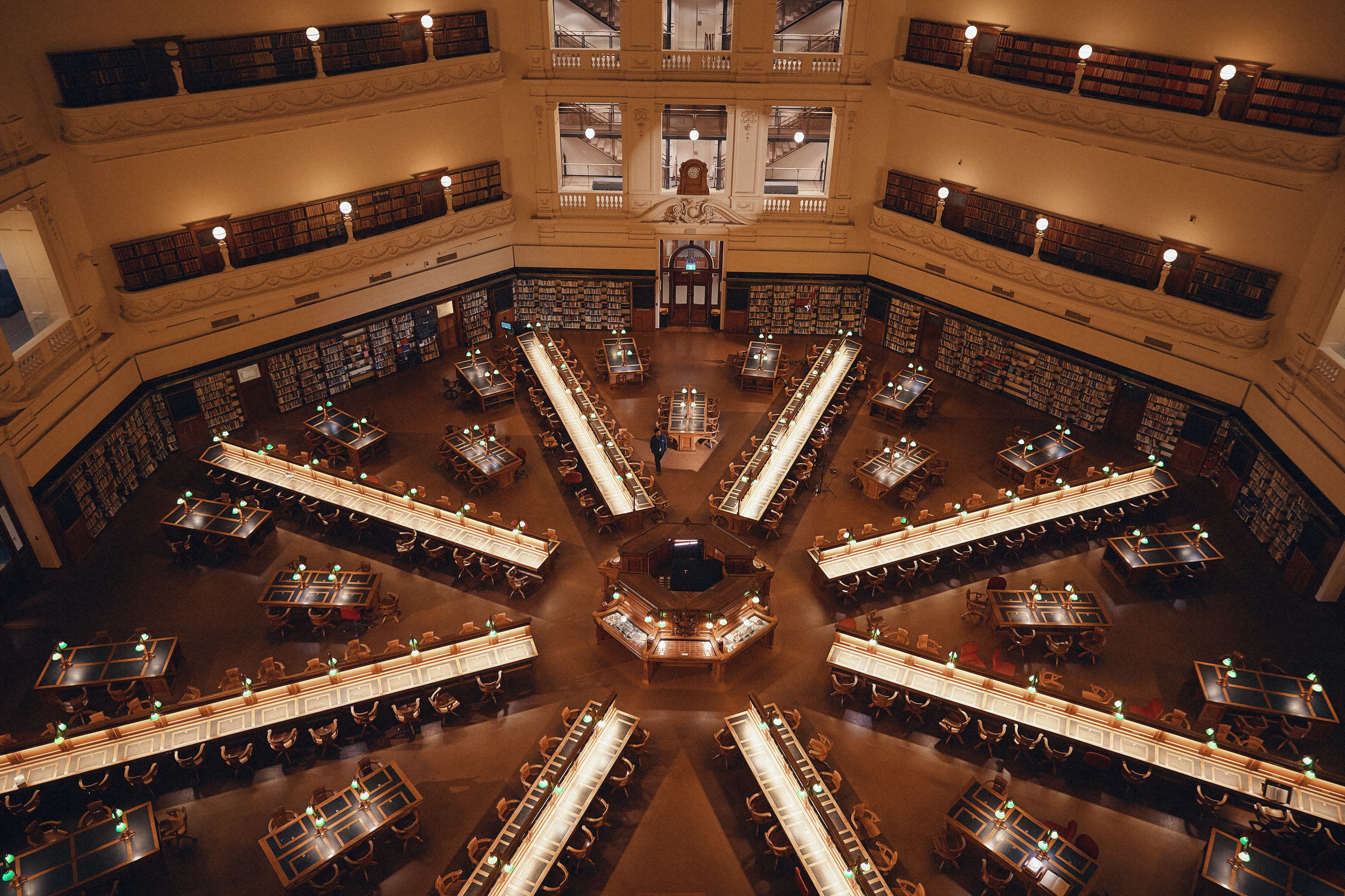 Behind-the-scenes production setup at the State Library of Victoria for Gretta Ray — Amazon Music live session by Mude
