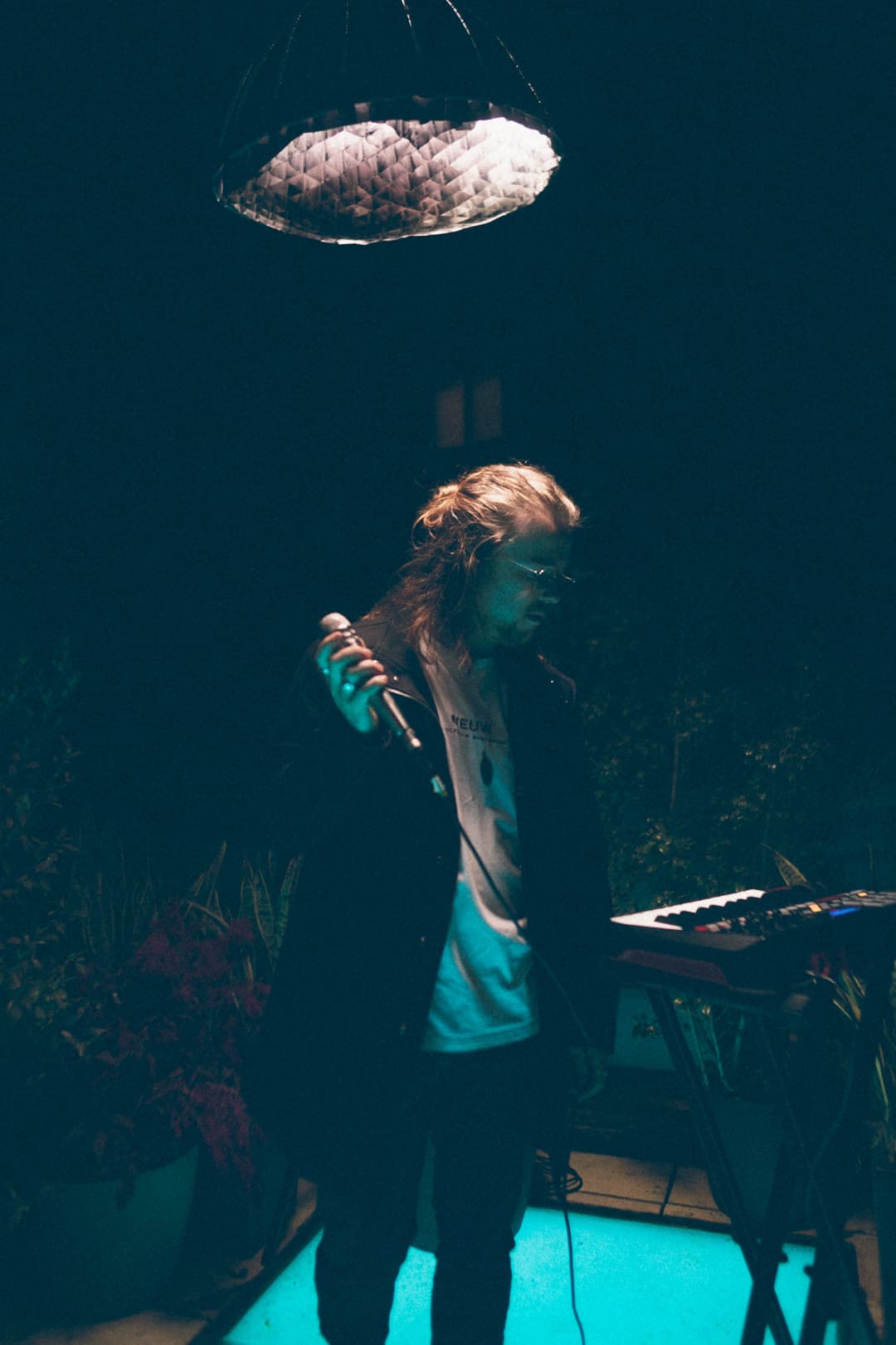 Artist performing live at Mood on the Roof — live music series video and photography production by Mude Sydney