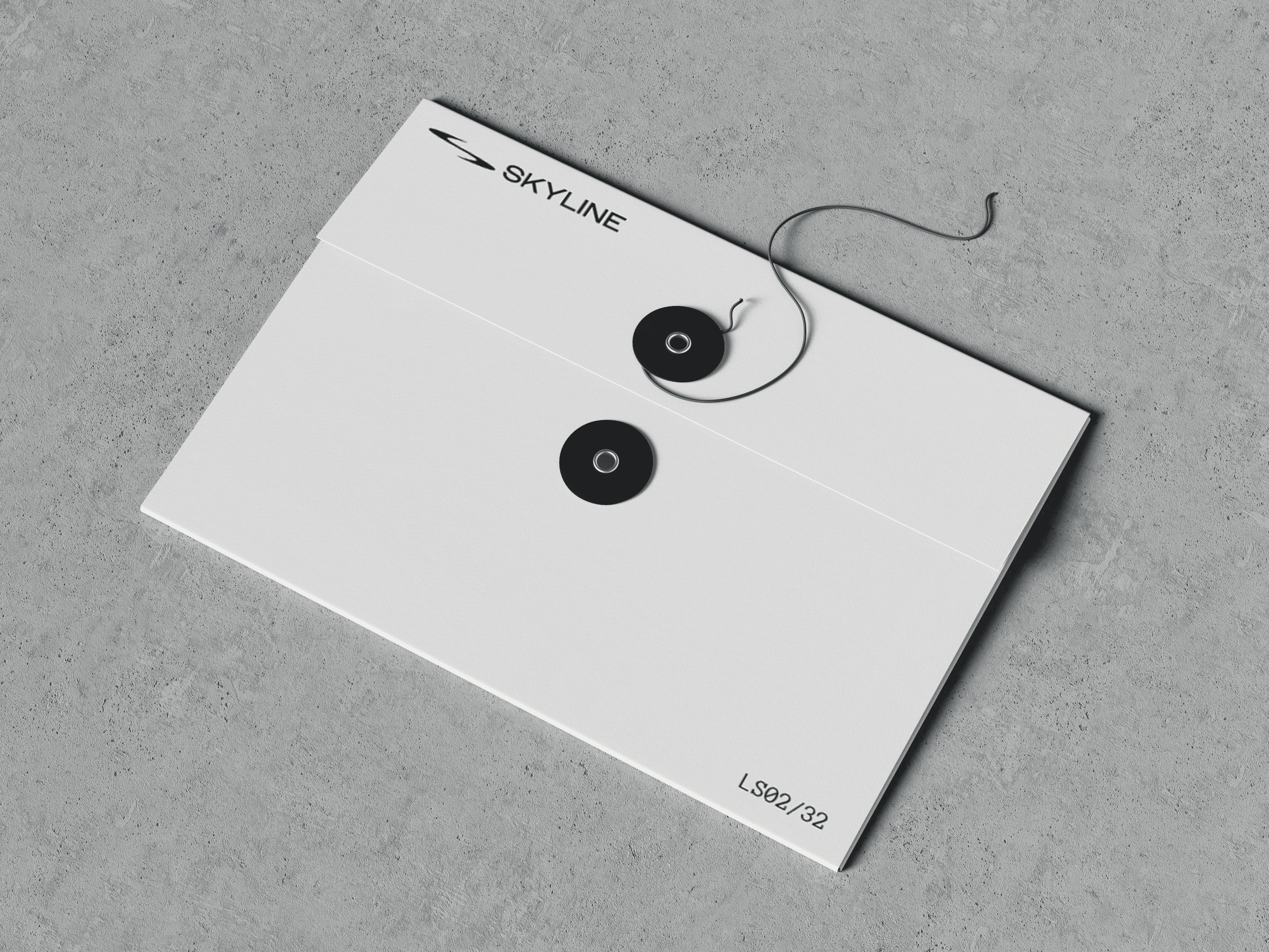 Mude applies Skyline’s FMCG brand identity inspired by modern cycling culture to a minimalist branded envelope.